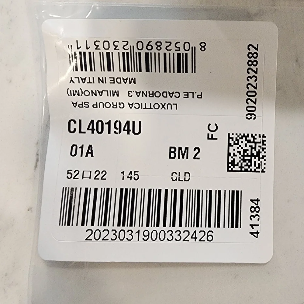 Celine Triomphe Logo Black Oval Sunglasses 52mm CL40194U - Picture 8 of 8